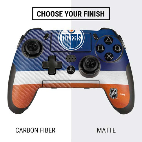 NHL Edmonton Oilers Jersey PlayStation Scuf Vantage 2 Controller Skin